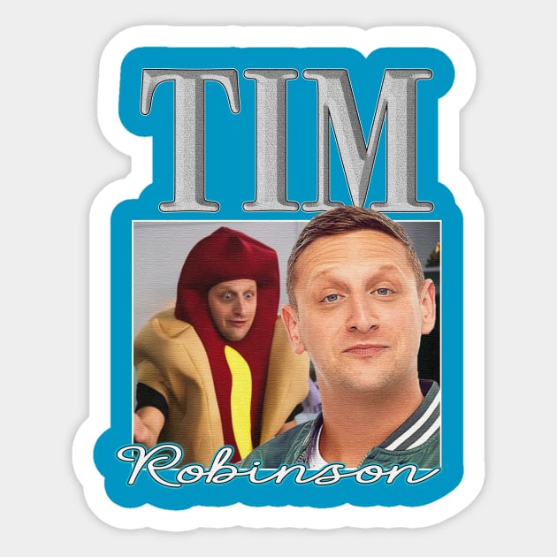 Bootleg 90s Tim Robinson T-Shirt Sticker by Clout Chaser Magazine